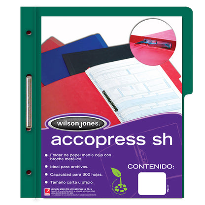 Carpeta Accopress Sh Carta - Wilson Jones P4552