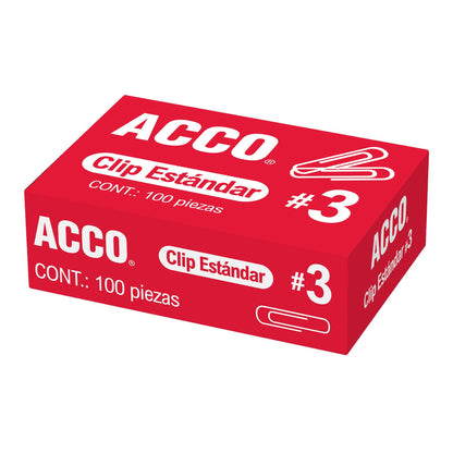 Clip Estándar #3 con 100 | ACCO P1670