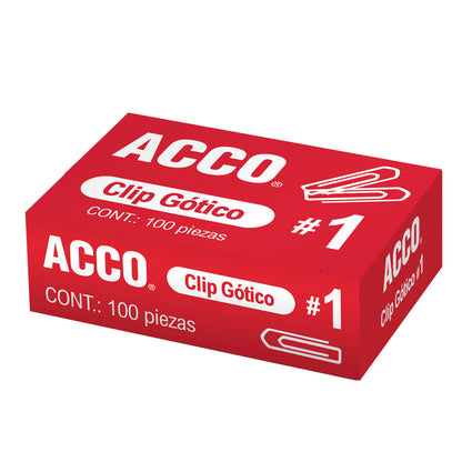 Clip Gótico #1 C/100 | ACCO P1680