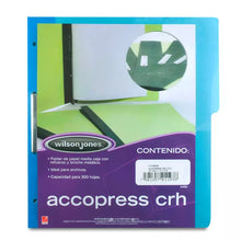CARPETA ACCOPRESS CRH CARTA AZUL CLARO - WILSON JONES P1192