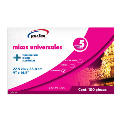 Mica Térmica Oficio 5 mil. 22.9 cm x 36.8 cm  | Perfex