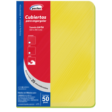 Cubierta Premium Estriado Carta Amarillo | Perfex