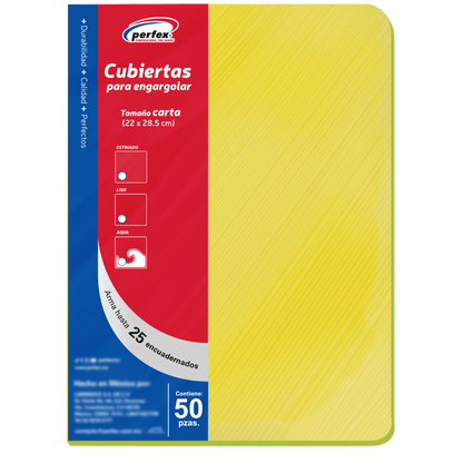 Cubierta Premium Estriado Carta Amarillo | Perfex
