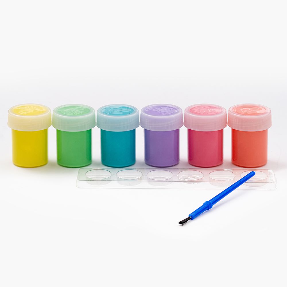 Pintura Tempera para Cartel Colores Pastel 20ml C/6 | Pelikan 53101600