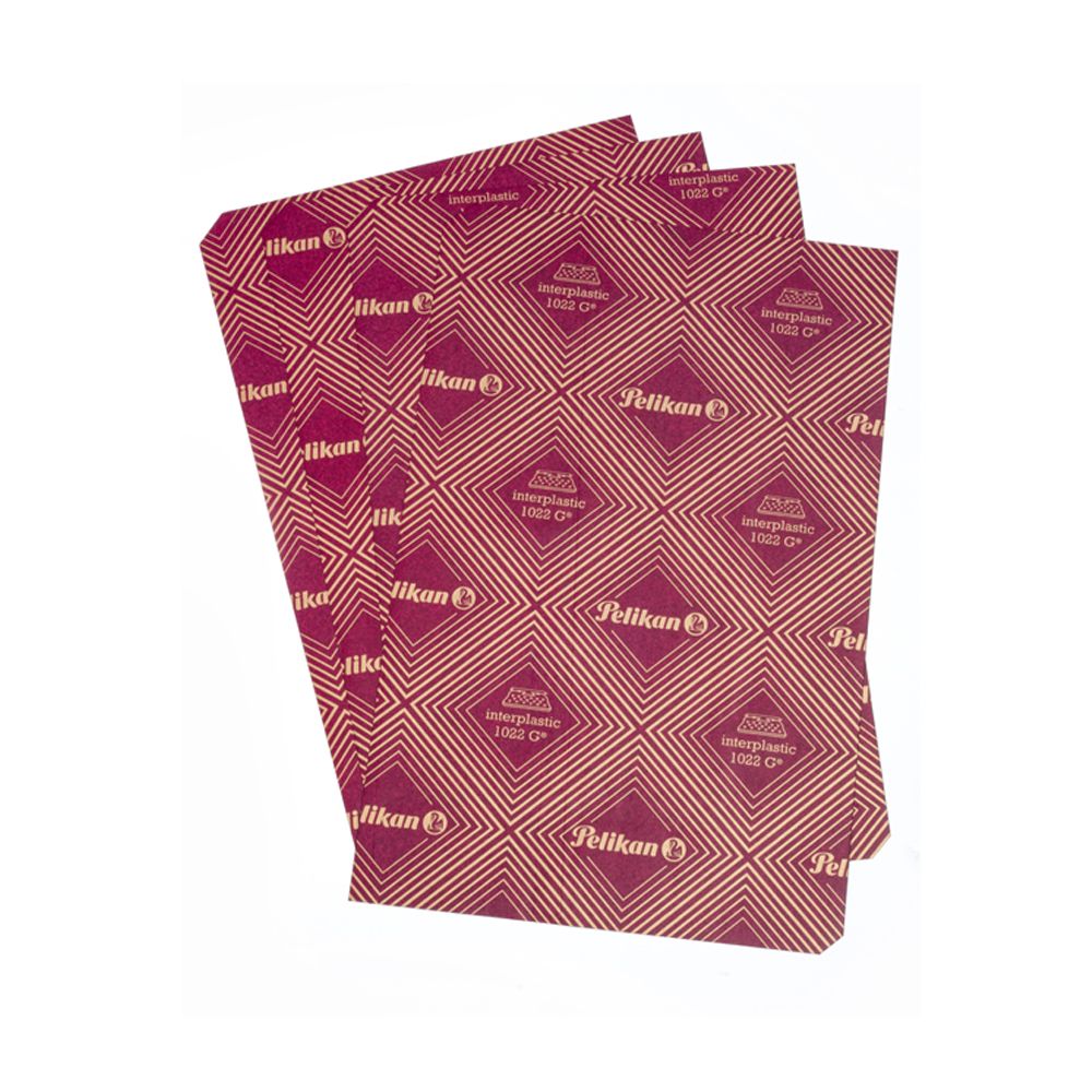 Papel Carbón 1022G Interplastic Oficio C/100 | Pelikan 10220117
