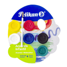 Acuarela Infantil C/6 | Pelikan 07501216