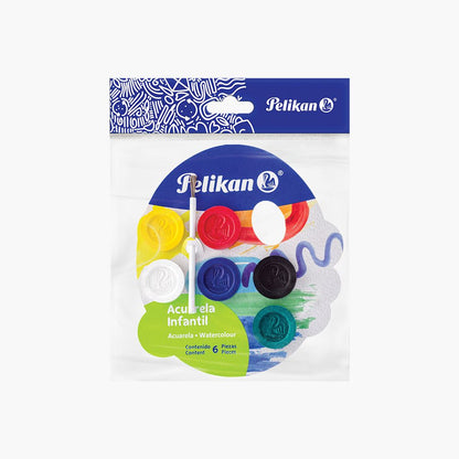Acuarela Infantil C/6 | Pelikan 07501216