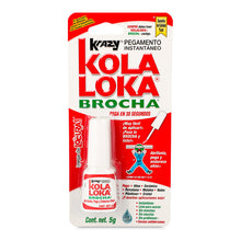 Pegamento Instantaneo Krazy Brocha 5 g | Kola Loka KBR-5MC