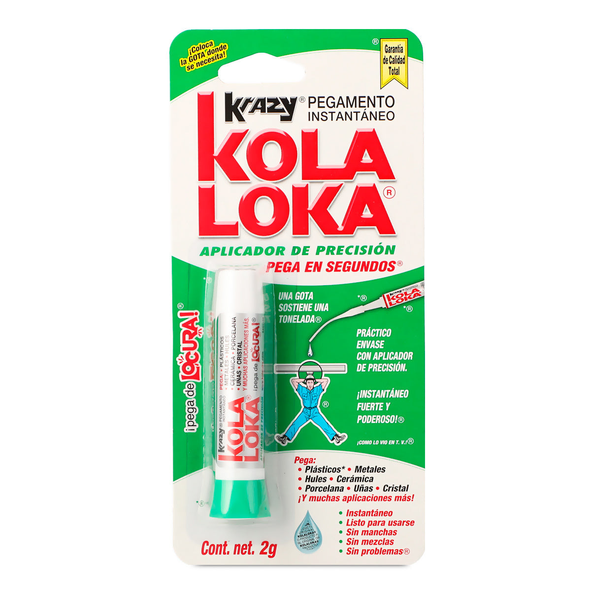 Pegamento Instantaneo Krazy 2 g | Kola Loka K-1 MC