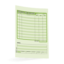 Poliza de Diario Printaform (Maquina) con 50 | Printaform 1001