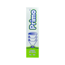 Conos de Papel para Agua #108 C/ 250 | Primo COP0801