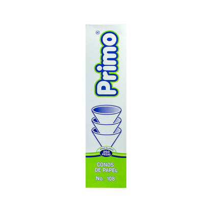 Conos de Papel para Agua #108 C/ 250 | Primo COP0801