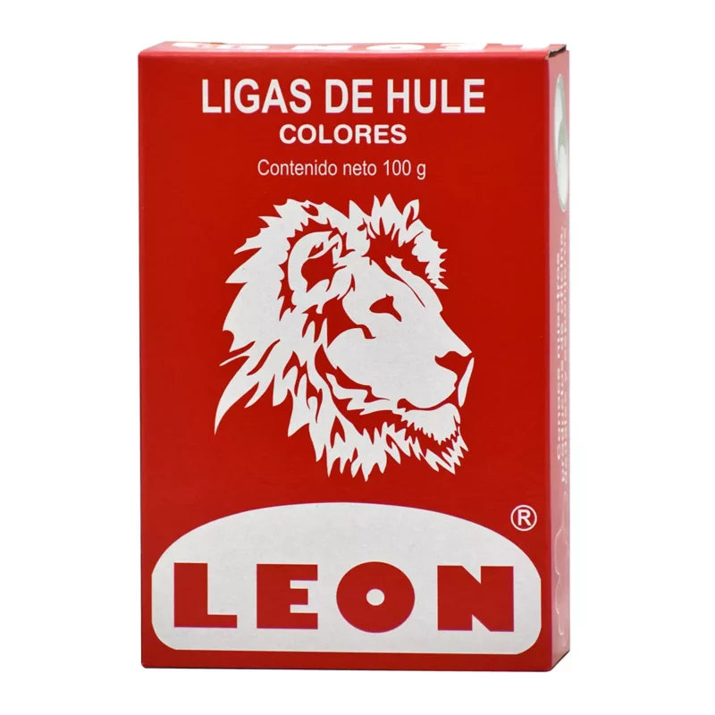Liga de Hule Colores #18 100 g | Leon LCC18