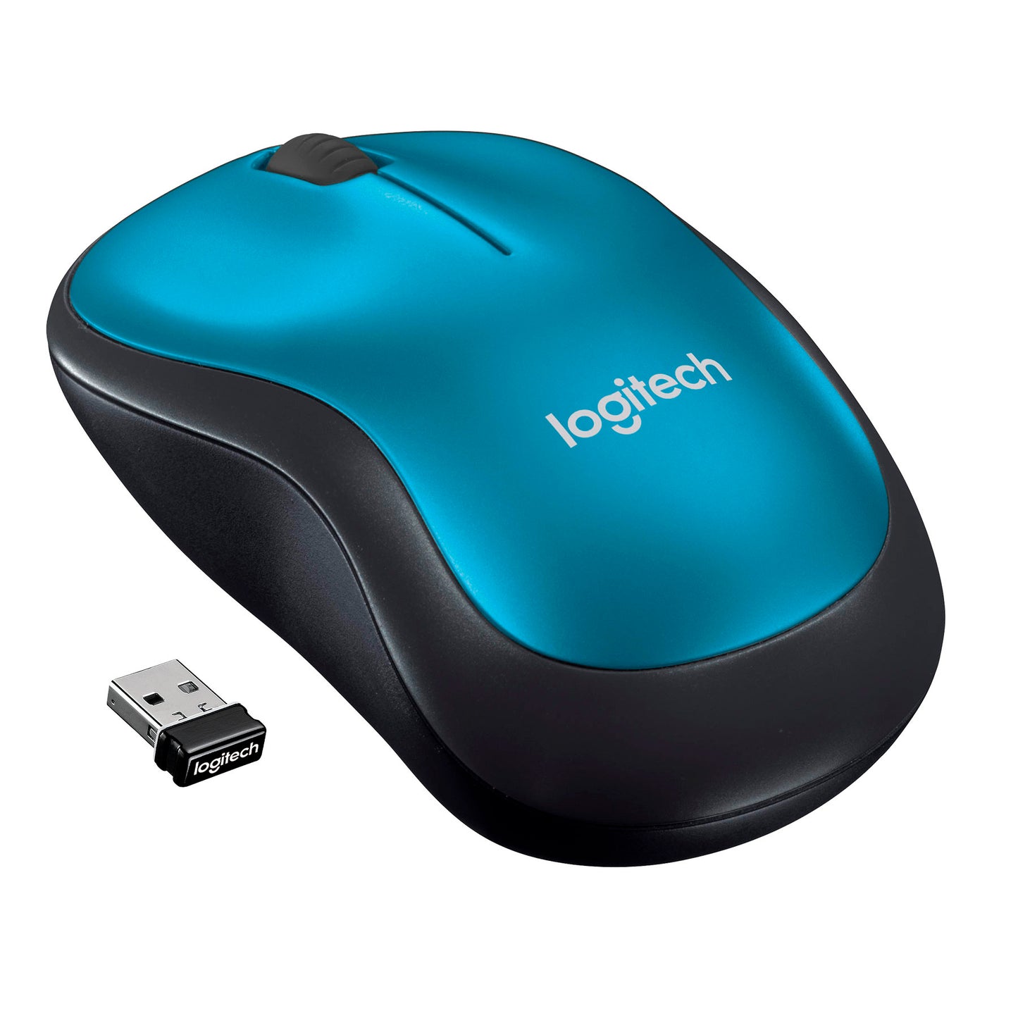 Mouse Usb Inalámbrico M185 Azul Logitech 910 003636