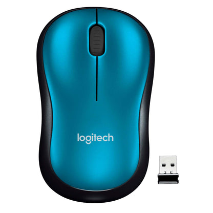 Mouse Usb Inalámbrico M185 Azul Logitech 910 003636