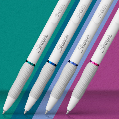 Boligrafo S-Gel 0.7 Mm Blanco Surtido I Con 4 - Sharpie 2206098