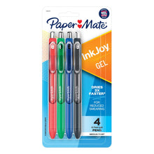 Boligrafo Inkjoy Gel 0.7 Punto Fino Retractil Surtido Con 4 - Paper Mate 1956278