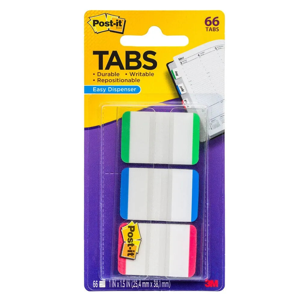 Banderitas Rígidas 1" C/66 piezas Colores Primarios | Post-it 70071493343