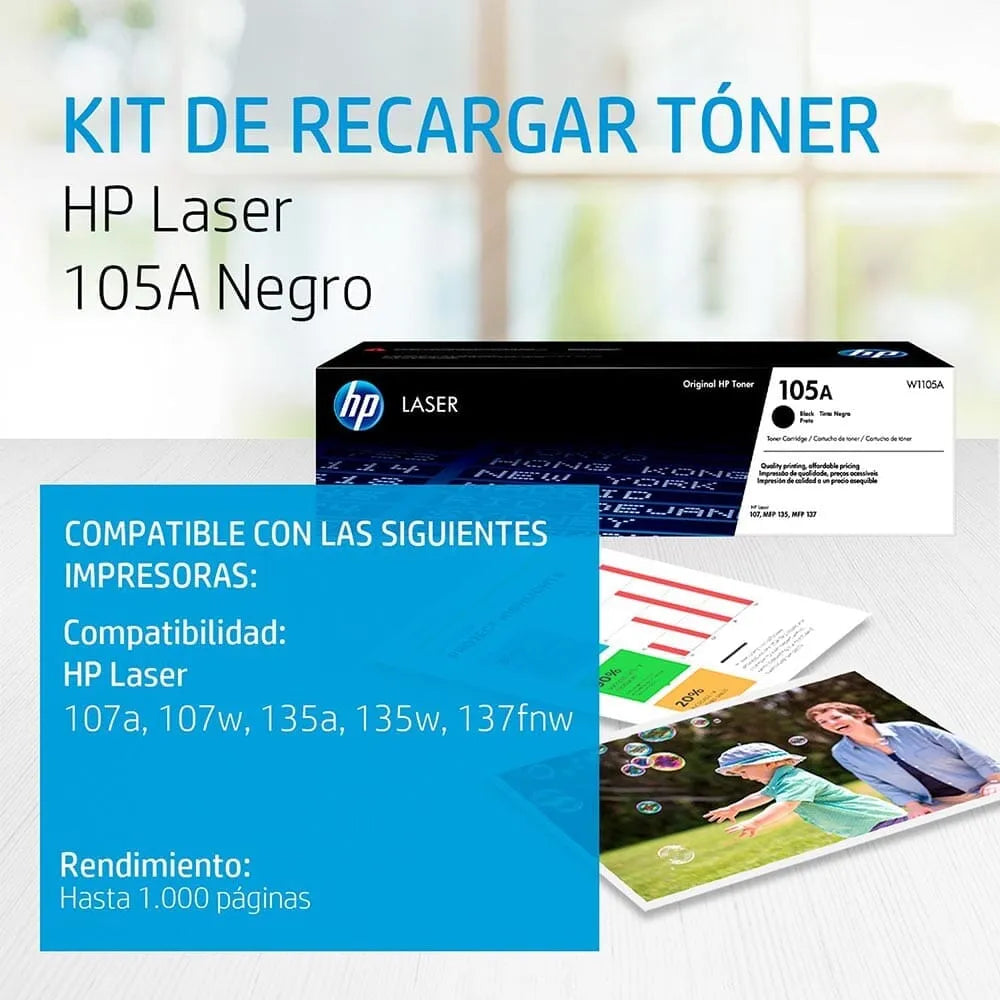 Toner Laserjet 105A Original Negro | HP W1105A