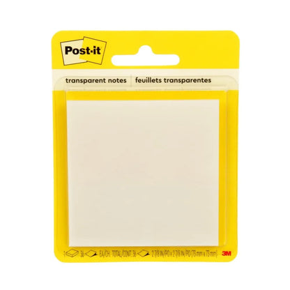 Nota Adhesiva Transparente 73x73mm C/36 | Post-it 600-TRSPT