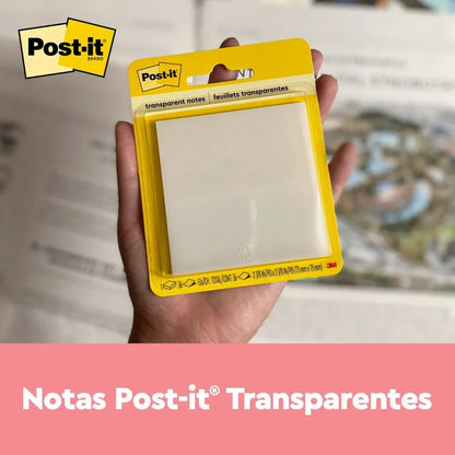 Nota Adhesiva Transparente 73x73mm C/36 | Post-it 600-TRSPT