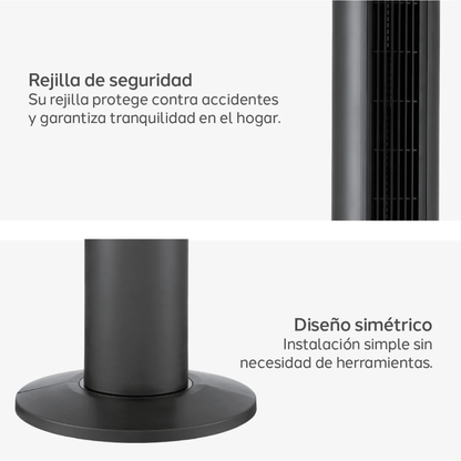 Ventilador de Torre 46" 3 Velocidades | Navia VTN-006