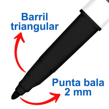 Marcador p/ Pizarrón Blanco Magistral Didactico Fino Con 4 | Azor 84074