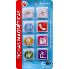Fichas Magneticas para Pintarron con 8 | Alfra 6787