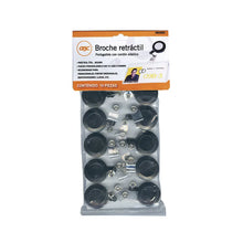 Broche Retráctil Para Portagafete Gbc Negro Con 10 - GBC MX02303
