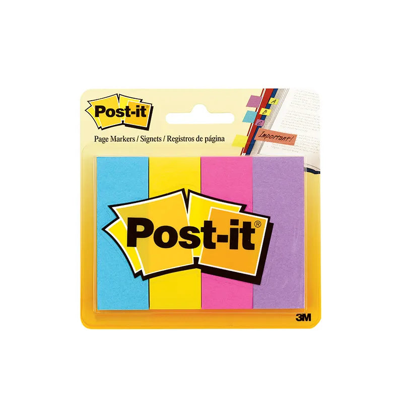 Señaladores de Página de Colores Brillantes C/ 200 | Post-It  671-4Au