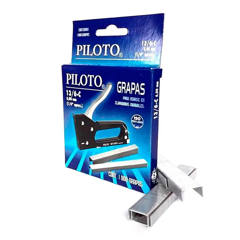 Grapa para Clavadora 13/6-C 6 mm | Piloto 0777