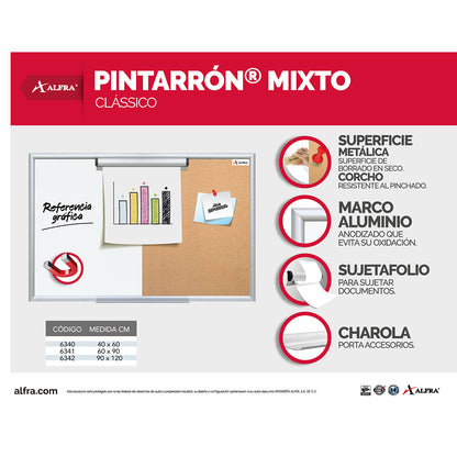 Mesa Mixto Clásico 90 x 120 cm | Alfa 6342