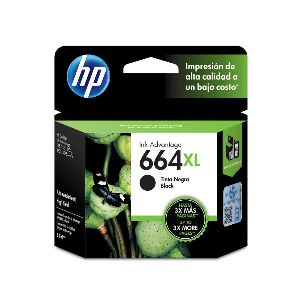 Cartucho 664XL Negro | HP F6V31AL