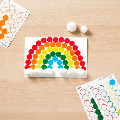 Etiqueta Redonda Removible 3/4 in Surtida C/1008 | Avery 5472