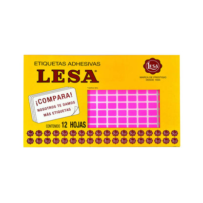 Etiqueta Adhesiva #1  12 x 09 mm 12 Hojas con 180 |  LESA 2-501