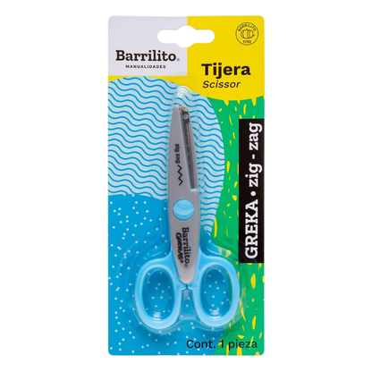 Tijera Barrilito Grekas Zig-Zag | Barrilito GREKA1