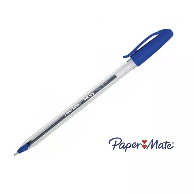 BOLIGRAFO KILOMETRICO INKJOY 100 MEDIANO AZUL - PAPER MATE LA3531