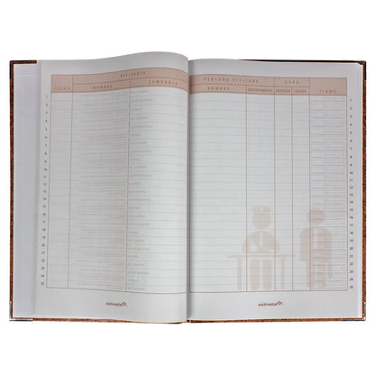 Libro Registro De Visitas 96 Hojas Estrella 121
