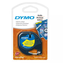 CINTA LETRATAG 1/2 in (12 mm x 4 m) NEGRO/AMARILLO - DYMO 91332