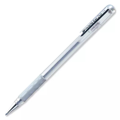 Boligrafo Hybrid Gel Grip Metallic 0.8 Mm Plata - PENTEL K118-Z