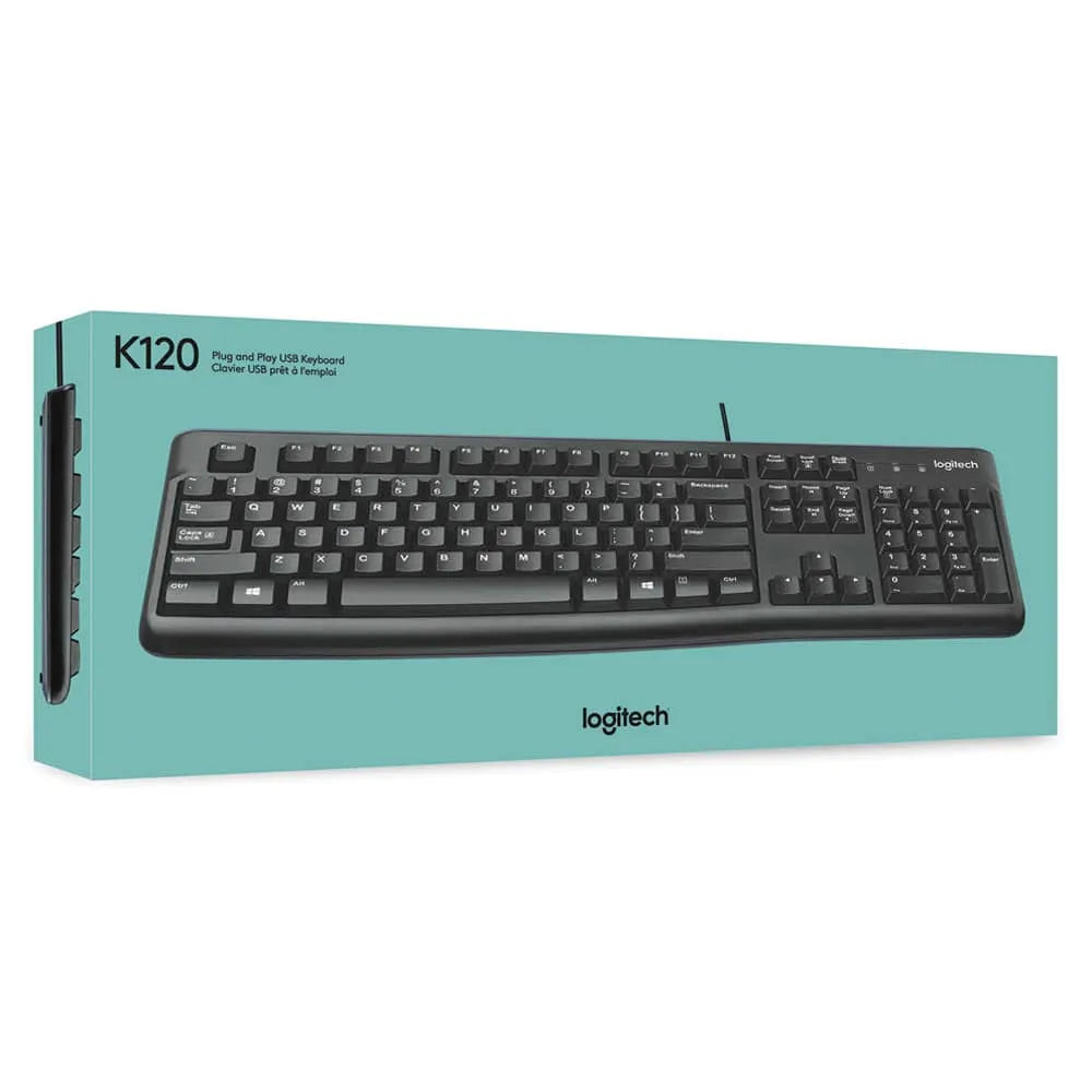 Teclado K120 Estandar Usb Negro Logitech 920 004422