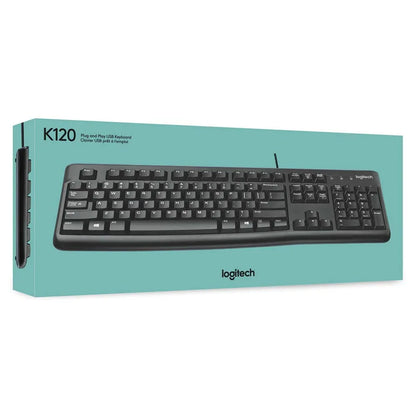 Teclado K120 Estandar Usb Negro Logitech 920 004422