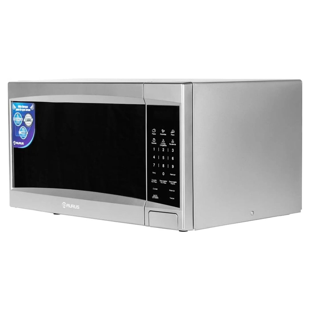 Horno de Microondas 1.1 Pies Cúbicos Silver | Aurus AMP11GS