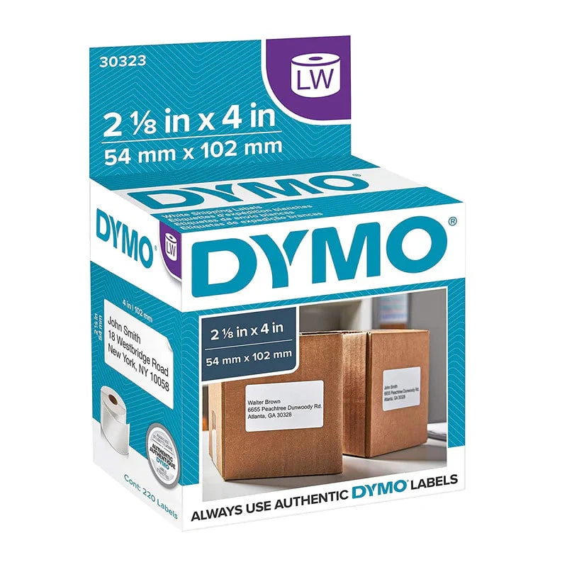 Etiqueta LW 2-1/8 in x 4 in Blanca 1 rollo con 220 | Dymo 30323