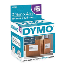 Etiqueta LW 2-1/8 in x 4 in Blanca 1 rollo con 220 | Dymo 30323