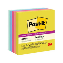 NOTAS SUPER ADHESIVAS 654-5SSJOY 3 in x 3 in ALEGRIA DE VERANO 450 HOJAS - POST-IT 70007067104