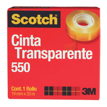 CINTA TRANSPARENTE 550 19 mm x 33 m - SCOTCH 70071085891