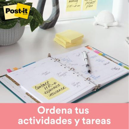 Notas Adhesivas 653 Amarillas 38 x 51 mm 12 C/100 | Post-it 70016043666