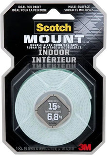 Cinta De Montaje Scotch 110H Mount Indoor 1.27 Cm X 2.03 M Blanca - Scotch 70009118079