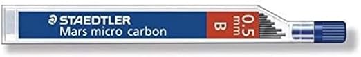 Mina Mars Carbon 2 mm HB con 12 | Staedtler 200-HB